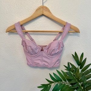 Urban Outfitters Out From Under Bustier Corset Top Lilac